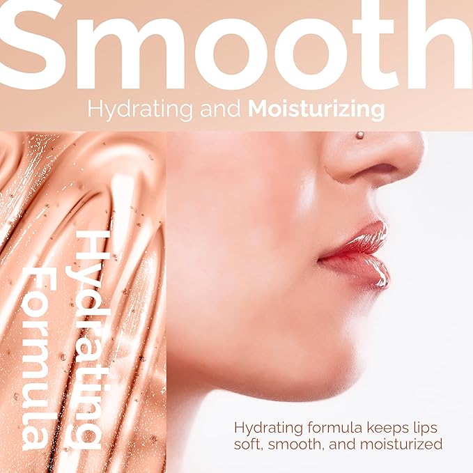 LuxeLip™ Matte Lipstick for Older Women, Hydrating Non-Sticky Lip Gloss for Luminous Shine & Moisturized Lips, Lightweight, Long-Lasting Glossy Finish, Cruelty-Free Lip Makeup (Champagne Frost, 8ml)