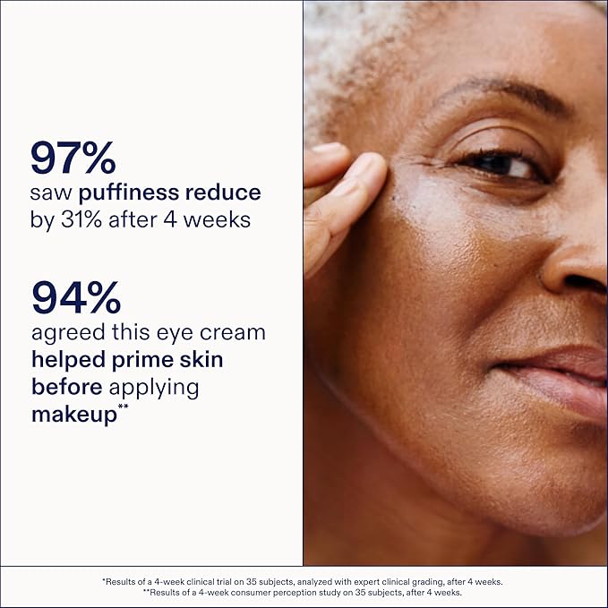 Skinfix Triple Lipid Eye Treatment - 0.5 fl oz - Eye Cream - Visibly Tightens, Depuffs & Smooths Undereyes - Non-Comedogenic - Fragrance Free - Vegan, Cruelty Free