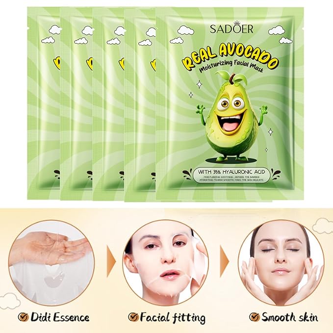 Avocado Skin Care Sets, 11pcs Skin Care Gift Set with Lip Balm, Toner, Lotion, Face Serum, Eye Cream For Hydrating Skin, Anti-Aging Skin For Women Teen Girls (Extra Large, 11, Count)