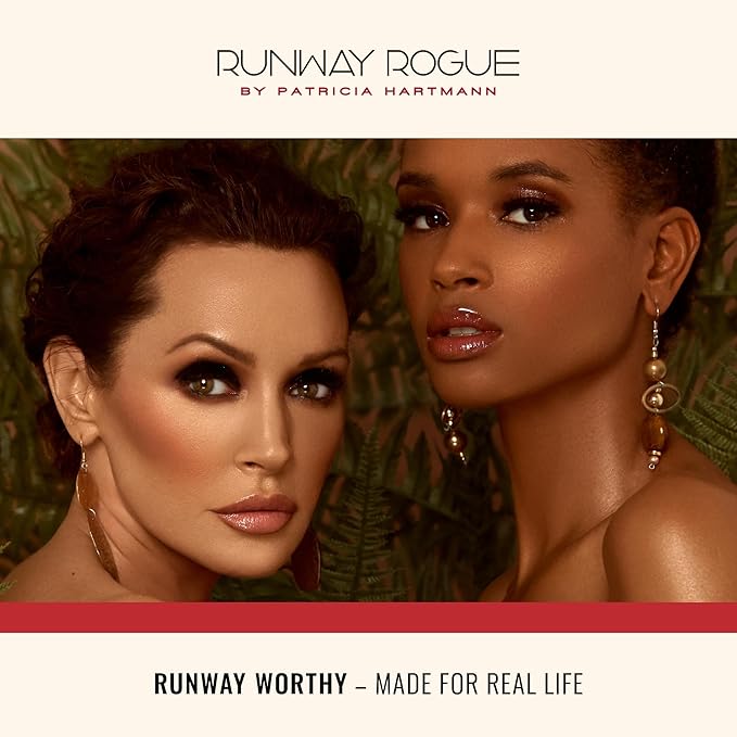Runway Rogue LuxGloss Lip Gloss, High-Pigment Shimmery Rose-Gold Lip Gloss, ‘Fashion Week’