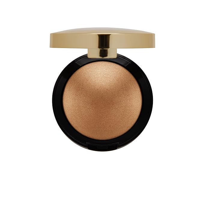 Milani Highlighter Makeup - Baked Contour Powder & Face Highligher, Made in Italy - Bronze Splendore