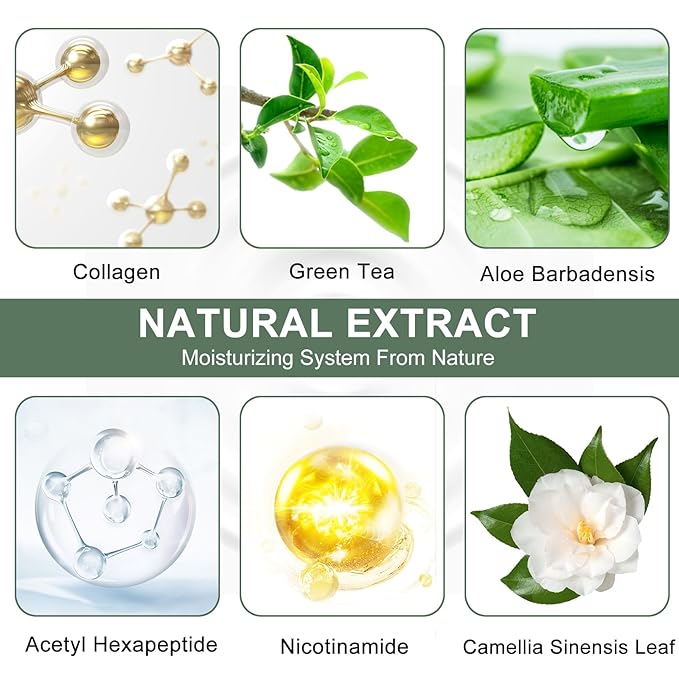 Eye Mask - 30 Pairs Green Tea Eye Patches Skin Care Products for Dark Circles and Puffiness, Reduce Wrinkles and Fine Lines, Eye Patches for Women and Man,with Hair Clips