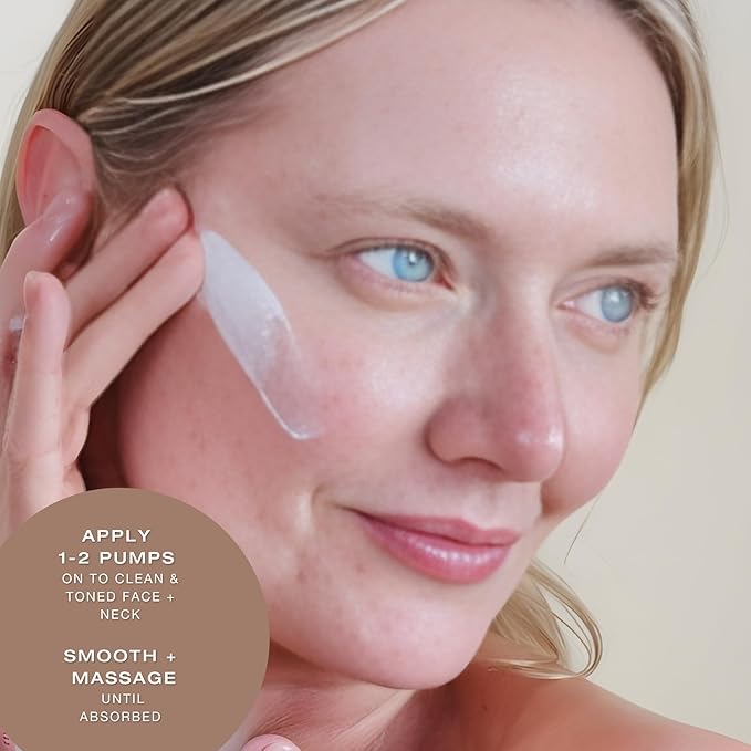 biba de sousa The Daily Moisturizer- Essential Hydration for All Skin Types - Non-comedogenic & Light Formula with Squalane & Vitamin C- Safe for Oily & Acne-Prone Skin (1.7 oz)