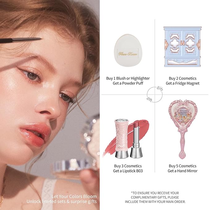 Flower Knows Little Angel Matte Lipstick,Super Soft & Ultra Silky Lip Mud Stick,Long Lasting & Moisturizing Vegan Lip Makeup for Girls&Women,Velvety Nude Peachy Finish(C03 Radiant Seraph)