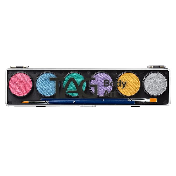 TAG Face & Body Paint - Pearl Palette 6 x 10g