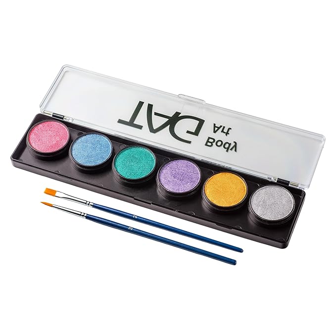 TAG Face & Body Paint - Pearl Palette 6 x 10g