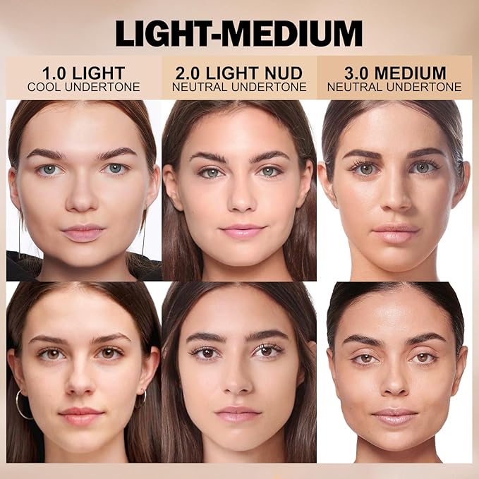 Liquid Concealer, Under Eye Full Coverage Concealers for Dark Circles, Fine Lines, Redness,Waterproof, Firming,Color Correcting Long lasting Makeup Concealer for Women(01#Light, 0.42 Fl Oz)