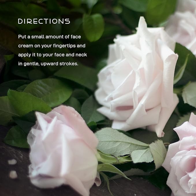 Farmstead Apothecary 100% Natural Anti-Aging Face Cream with Jojoba Oil, 4 oz (Rose Water)