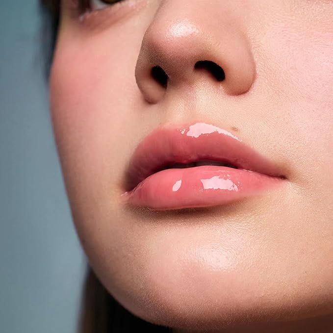 Flower Knows Shell's Jewel Nourishing Lip Glaze,Hydrating Lip Gloss with Hyaluronic,Moisturizing Plumping Oil,Non-Sticky Formula,0.16 fl.oz(P04 Seafoam Glow)