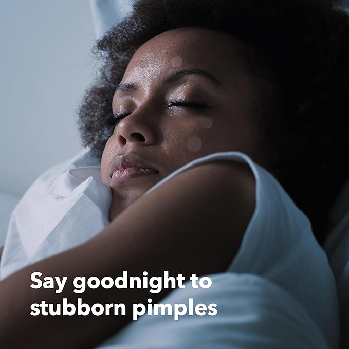 AVARELLE Spot Pimple Patches for Face | Good Night Acne Cover | Hydrocolloid with Tea Tree Oil | Acne Spot Treatment (12-14 mm, 24 ct)