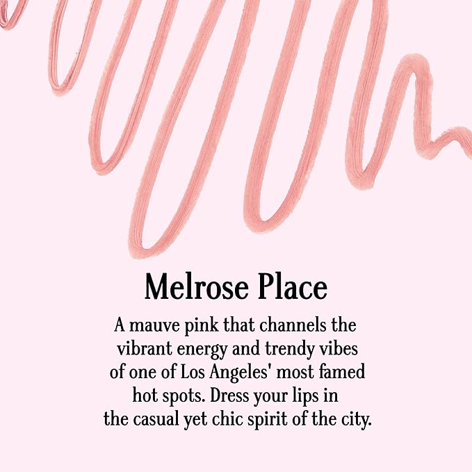 Gerard Cosmetics Lip Pencil (Melrose Place), Ultra Pigmented Matte Rosy Brown Lip Liner, Long Lasting, Hydrating Creamy Formula, Cruelty Free