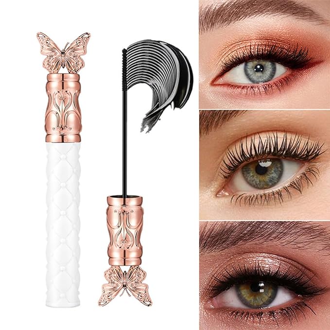 2Pcs Filterseed Mascara,Tubing Mascara Lengthening,Thick, Curling,Waterproof, Sweat-proof, Lengthening, Non-smudged