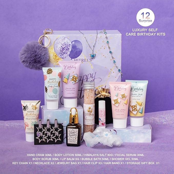 Advent Calendar Blind Birthday Gifts For Teens girls, Purple Gifts For Women, Gift Basket, Lavender Spa Gift Set, Lavender Gifts , Gifts Set for Birthday, Birthday Gifts For Women Advent Calendar