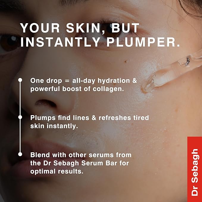 Dr Sebagh Serum Repair (1.7 fl oz) | Award-Winning Hyaluronic Acid Facial Hydrator | Anti Aging & Wrinkle | Skin Moisturizing & Repairing Formula | Collagen Boosting Youthful Glow For Women & Men