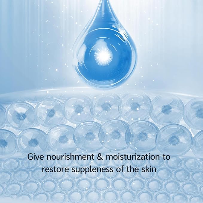 My Beauty Diary Hrdra-repairing Mask, Hydrating and Soothing Facial Mask, Restores Skin Elasticity, Self Care Face Sheet Mask for Dry Skin and All Skin Types (5 pcs)