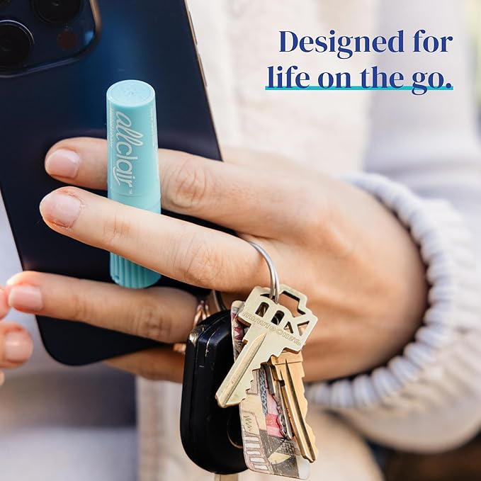 Nausea Relief Inhaler - Take Control of Motion Sickness, Morning Sickness, Medication, Stress - Fast, Natural, Drug-Free, Non-Drowsy & Portable Travel Essential - Pack of 4 Inhalers