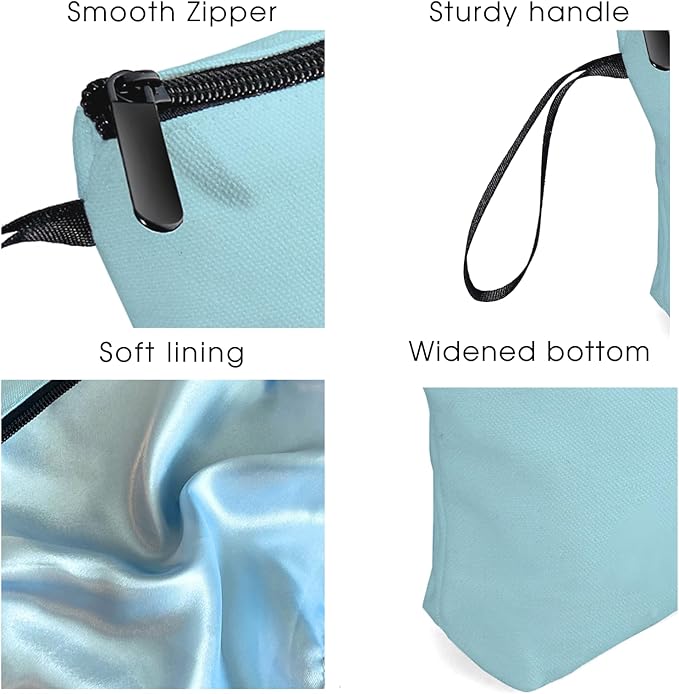 SEAMOON Maid of Honor Friendship Birthday Gifts for Women Her Aunt Sister Bridesmaid Coworkers Bride Personalized Makeup Cosmetic bag with Mirror Mothers Day Christmas Graduation V