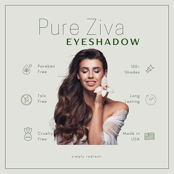 Moroccan Spice Shimmer White, Olive Green, Gold, Copper Penny Red, and Light Matte Orange Vegan Eyeshadow Palette; Talc, Paraben & Cruelty Free