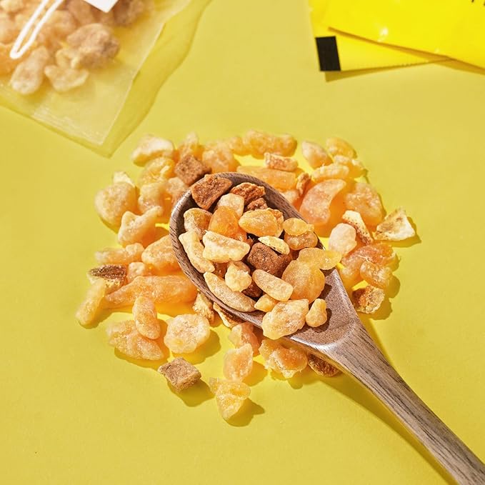 Mango Ball Fruit Tea Gift Set – Fruity Herbal Blend with Natural Ingredients | 20 Tea Bags + 100g Rock Sugar | Caffeine-Free Daily Wellness Tea | Refreshing Tropical Flavor | Holiday Gift Box for Women & Friends