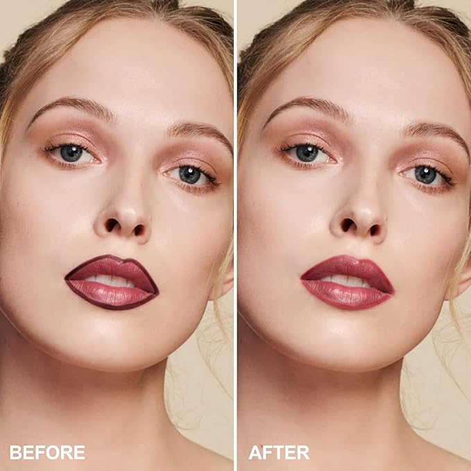 Lip Liner - Lip Stain Peel Off Moisturizing Long-Lasting & Waterproof Transfer Proof & Plumping, Non-Stick Cup Lip Liner Stain Tint For All Skin Types (Berry, 1 PCS)