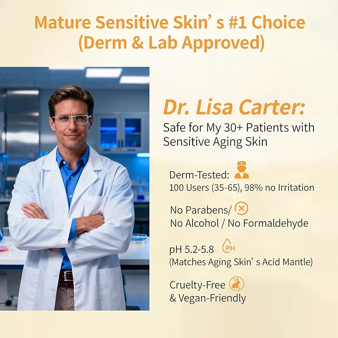 Anti-Aging Face, Eye & Neck Cream - Reduces Wrinkles & Dullness, Evens Tone, Firms, Tightens Skin, Lifts, Boosts Collagen | 48H Hydration | Anti-Aging Actives, Peptides, Vitamin C & Vit E