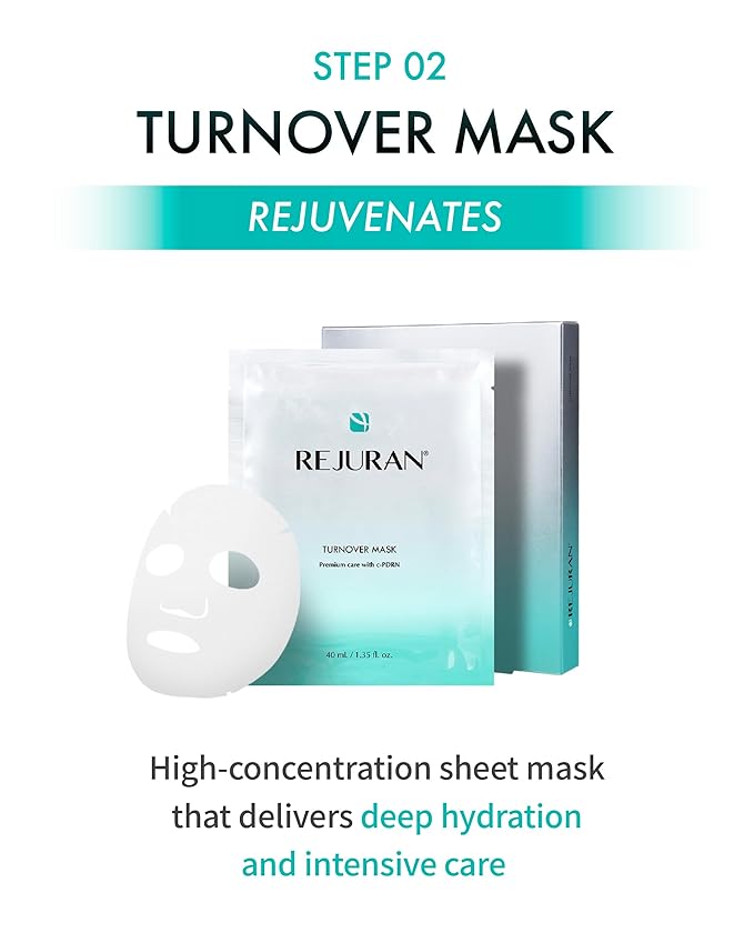 REJURAN® Total Aesthetic Skincare Set, c-PDRN® - Salmon DNA Rejuvenating Daily Skincare Kit for Anti-Aging, Firming & Deep Hydration. Gift Set for Radiant, Youthful Glass Skin. Korean Skincare.