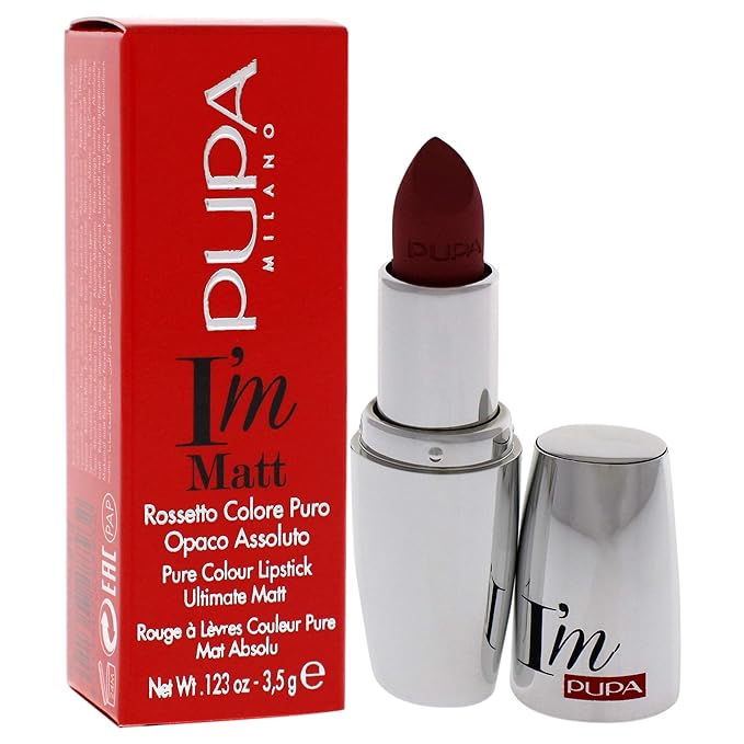 Pupa Milano I Am Matte Pure Colour Lipstick - 012 Angel Rose for Women - 0.123 oz Lipstick