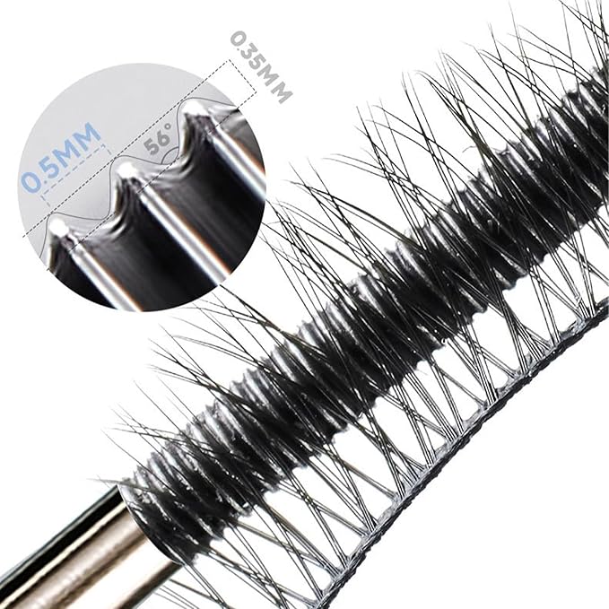Seattle Get Mascara, Seattleget Mascara, Iron Wand Mascaras, Long Thick Curl Lash mascaras, 3D Curling Eyelash Iron Mascaras, Waterproof, Sweat-Proof, Non-smudged (Black*3)