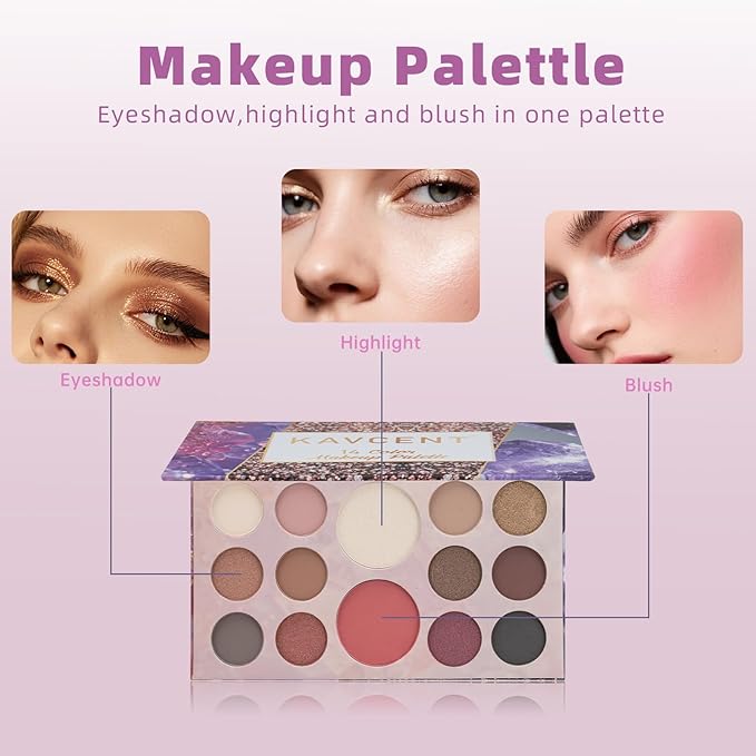 Makeup Kit for Women Teen Girls Full Kit Makeup Sets for Teens Eyeshadow Makeup Gift Set fo Women Teenagers Christmas Makeup Kits for Teens