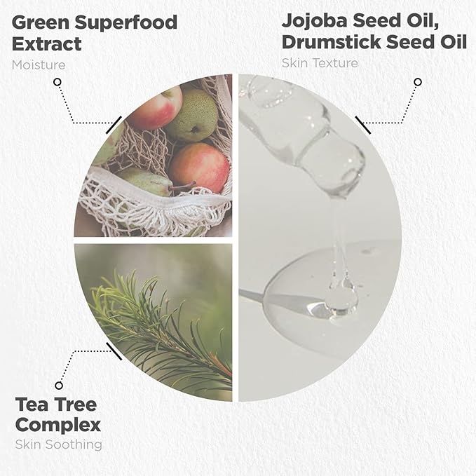 Soft Reset Green Cleansing Balm - Vegan Gentle Makeup Remover Sherbet Cleanser - Milky Oil Based Cleanser - Tea Tree Extract & Jojoba Oil - Hypoallergenic for Sensitive Skin, 3.38oz.