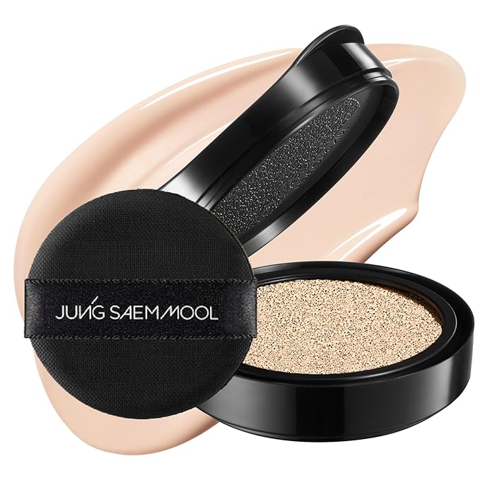 [JUNGSAEMMOOL OFFICIAL] Essential Skin Nuder Cushion (Fair Light) | Refill | Natural Finish | Buildable Coverage | Makeup Artist Brand