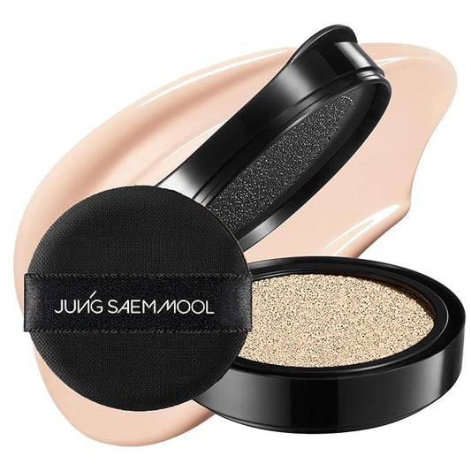 [JUNGSAEMMOOL OFFICIAL] Essential Skin Nuder Cushion (Fair Light) | Refill | Natural Finish | Buildable Coverage | Makeup Artist Brand