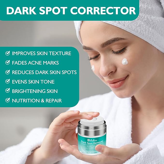 Dark Spot Remover for Face & Body, Dark Spot Corrector- Age Spot Sun Spot Freckles Melasma Brown Spot Remover Skin Care Repair Cream for All Skin Types1.7 FLOZ