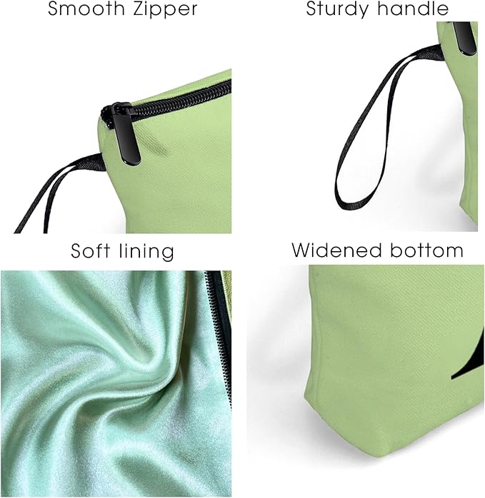 Happy Birthday Friendship Bridesmaid Team Gifts for Employees Women Mom Girl Daughter Teenage Personalized Make up Cosmetic Bag Travel with Mirror Mothers Day Christmas Graduation O