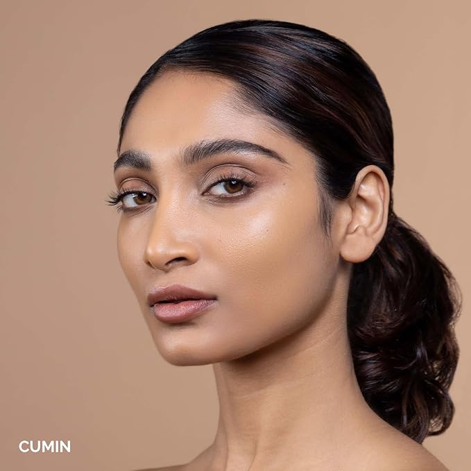 OFIR Skin Satin Medium Coverage Foundation | Lightweight Foundation Makeup with Vegan Formula | Blue Light Protection& Non-Creasing for Long-Lasting Wear | 1 FL OZ (Cumin - Medium Cool Warm)