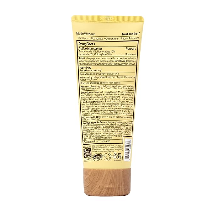 Sun Bum Original SPF 50 Sunscreen Face Lotion - Broad Spectrum Moisturizing Facial Sunscreen with Vitamin E -Fragrance Free - Travel Friendly - 3 oz