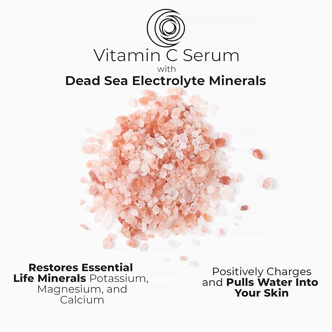 Antioxidant Vitamin C Serum for Face- Infused with Electrolytes, Hyaluronic Acid, Retinol - 1 oz