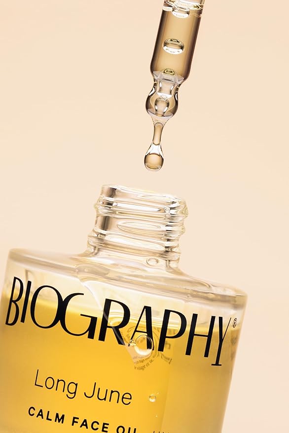 Face Oil Quieting Skincare Beauty Treatment, 30ml. Anti-Aging Vitamin E, Moisturizing Primrose, Soothing Calendula. All Skin Types. Organic Vegan Facial Oil for Women Face Skincare Moisturizer