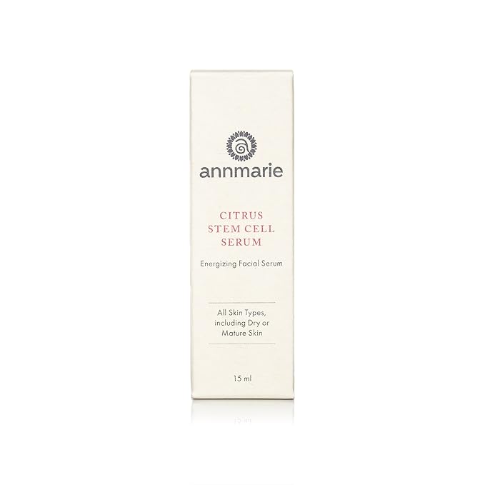 Annmarie Skin Care Citrus Stem Cell Serum - Aloe-Vera Based with Citrus-Derived Stem Cells, Brightening & Toning Serum for Dark Spots, Dry & Dull Skin, All Skin Types (15ml, 0.5 fl oz)