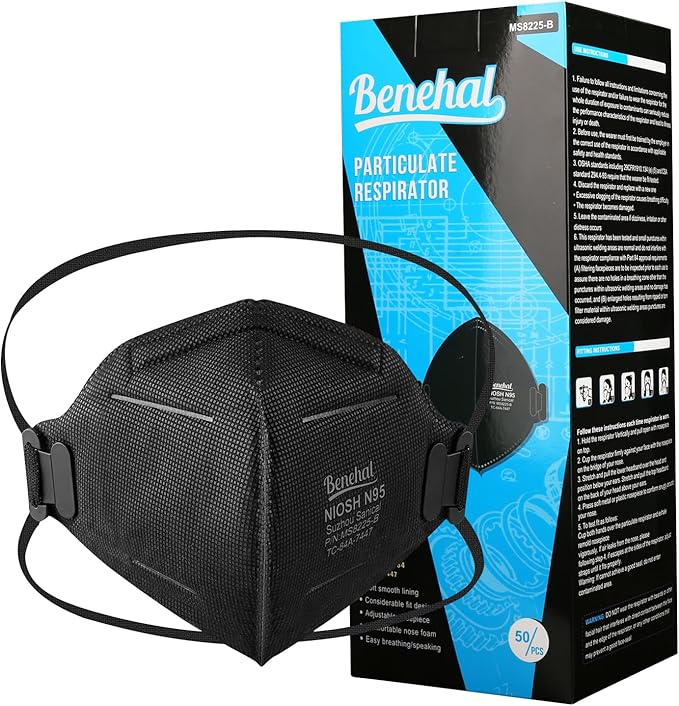N95 NIOSH Approved Mask Particulate Respirators,N95 Face Masks Respirators, Individually Wrapped