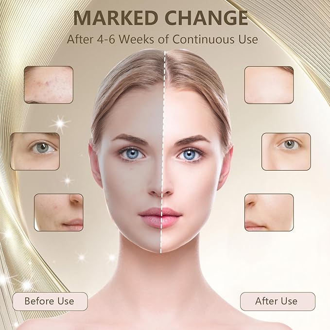 Red Light for Face, 660nm Red Light and 850nm Near Infrared LED Face Light with Dual Driver Option, Suitable for Travel and Home Use