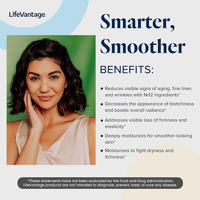 LifeVantage Face Moisturizer TrueScience Anti-Aging Face Cream, Hydrating Facial Moisturizer, Wrinkle and Anti Aging Face Cream with Nrf2 Actives, Skin Care for Face and Neck (50 ml)