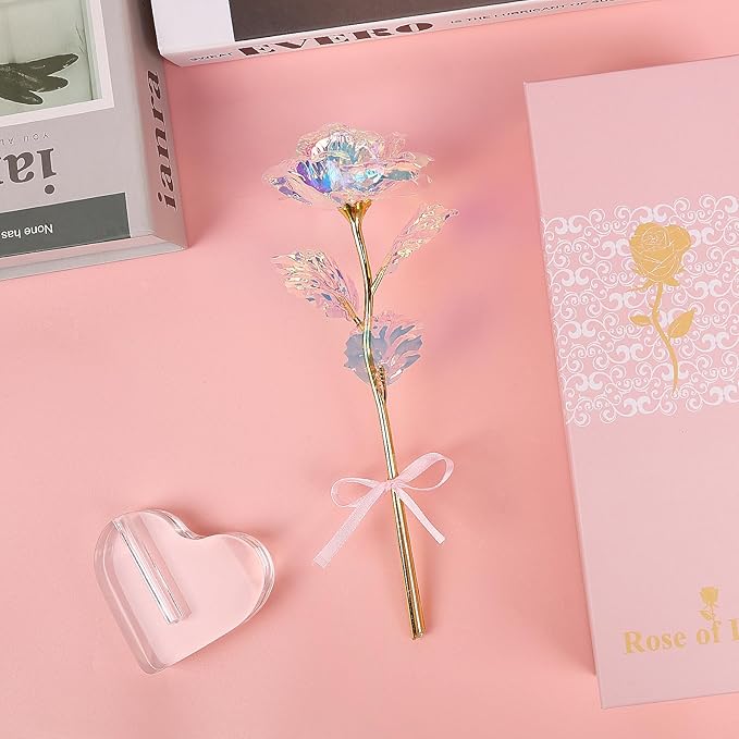 Birthday Gifts for Women Self Care Gifts Get Well Soon Gifts, Rose Relaxing Spa Gifts Basket Care Package, Luxury Flannel Blanket, Unique Mothers Day Idea Gifts for Mom Her Grandma Friend Sister Wife