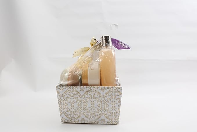 Spa Gift Baskets for Women, Spa Luxetique Spa Gifts for Women, Birthday Gifts Spa Kit, 12pc Vanilla Bath Set, Womens Self Care Gifts,Christmas Gifts