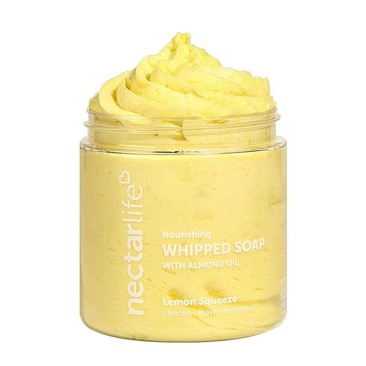 Nectar Life Whipped Soap and Shave Butter, 5 oz (Lemon)