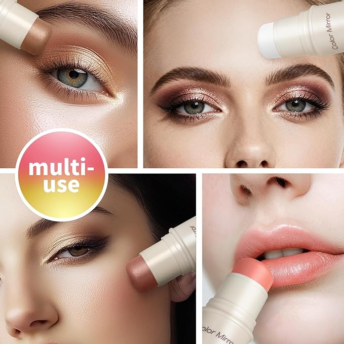 Multi-Use Makeup Stick - Blush, Lipstick, Eyeshadow & Highlighter For All Skin, Buildable Color, Long-Lasting, Lightweight, Natural Soft Finish(26 Pink Lotus Matte), 0.158 oz