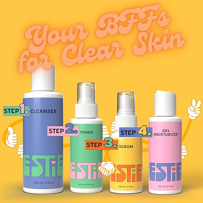 InstaNatural BESTIES Gentle Teen Face Serum | with Vitamin C, Hyaluronic Acid, Sea Buckthorn Oil for Uneven Tone, Hydration, Smoothness | Simple Skincare for Healthy Skin (for All Skin Types)