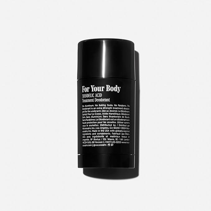 Nécessaire The Deodorant Santal | Aluminum Free Deodorant For Women & Men. Extra Strength Treatment with Mandelic Acid. Free of Baking Soda, Ozokerite & Silicones (75 g/2.5 oz)
