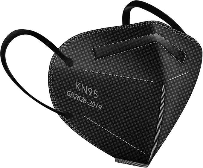 HUHETA KN95 Mask, 5 Ply Protective Dispoasable Masks Filter Efficiency≥95%