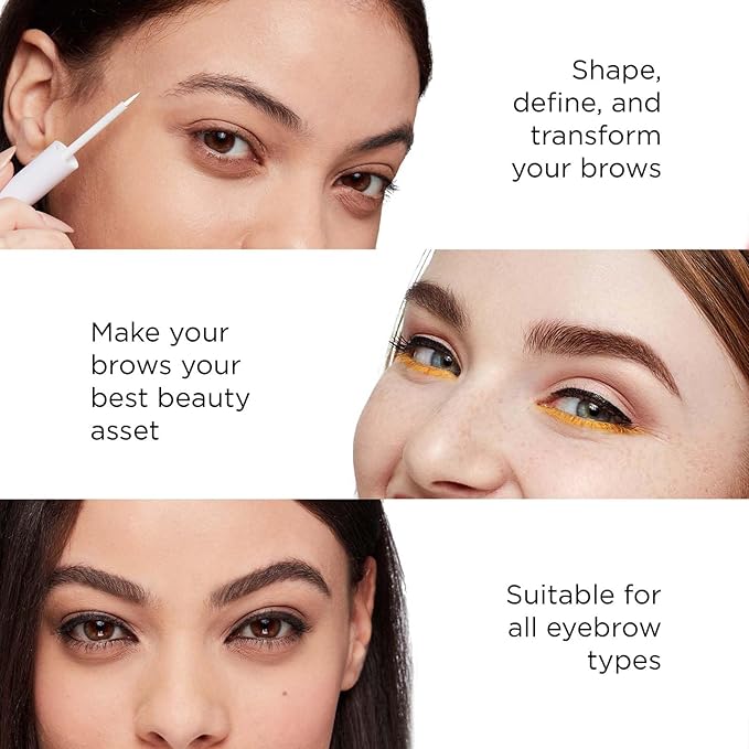 Arches & Halos Angled Brow Shading Pencil - Dual Ended Pencil and Brush with Highly Pigmented Color - Define, Detail and Build Brows - Vegan and Cruelty Free Makeup - Sunny Blonde, 0.012 oz